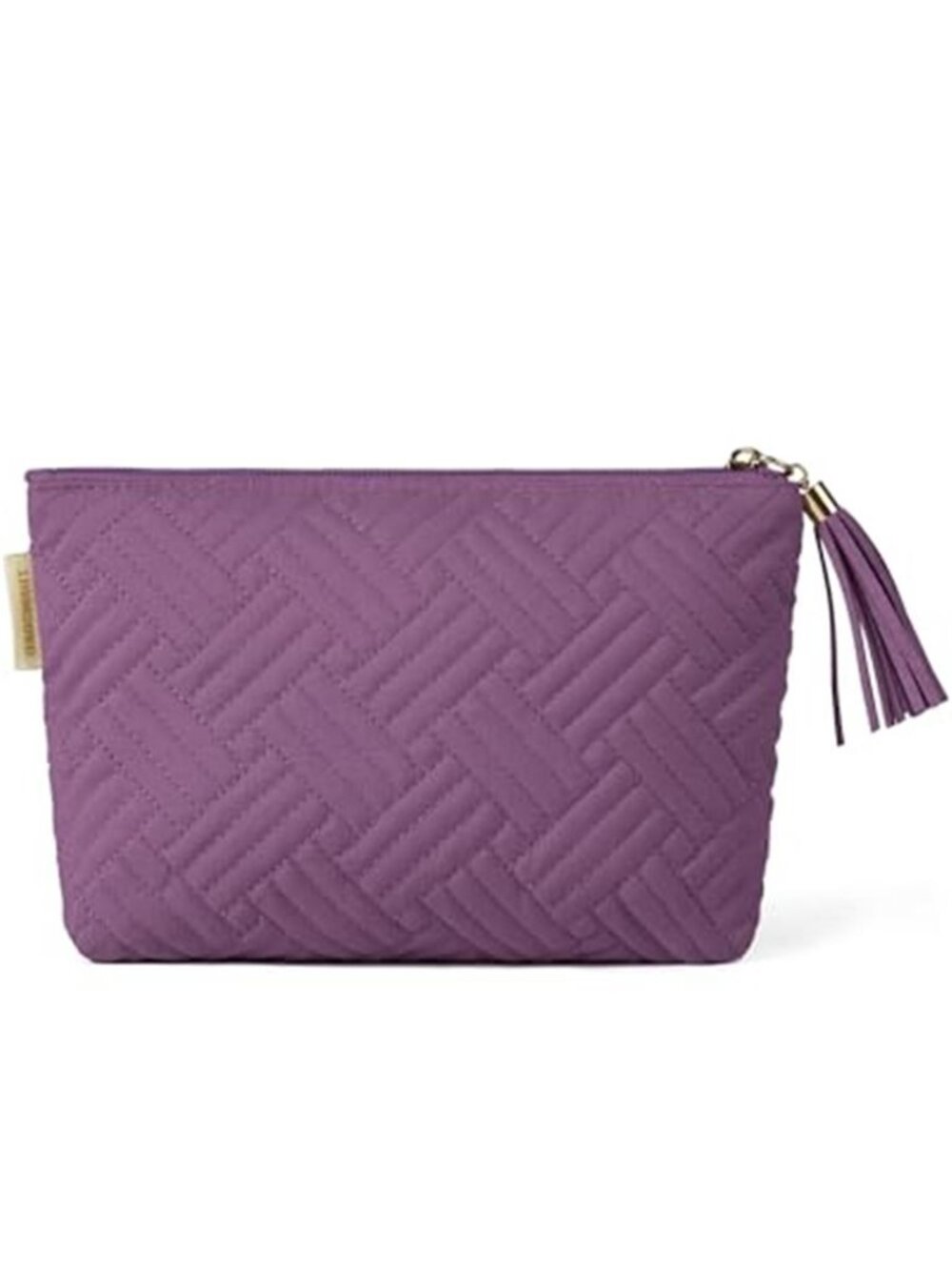 Small Purple Makeup Bag Cosmetic Pouch Travel Organizer Tassel Zipper New